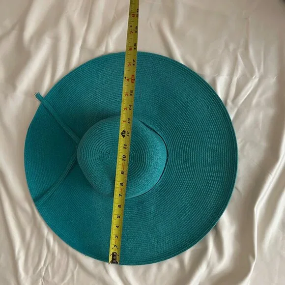 Teal Blue Sun Hat - U3i - Picture 7 of 12